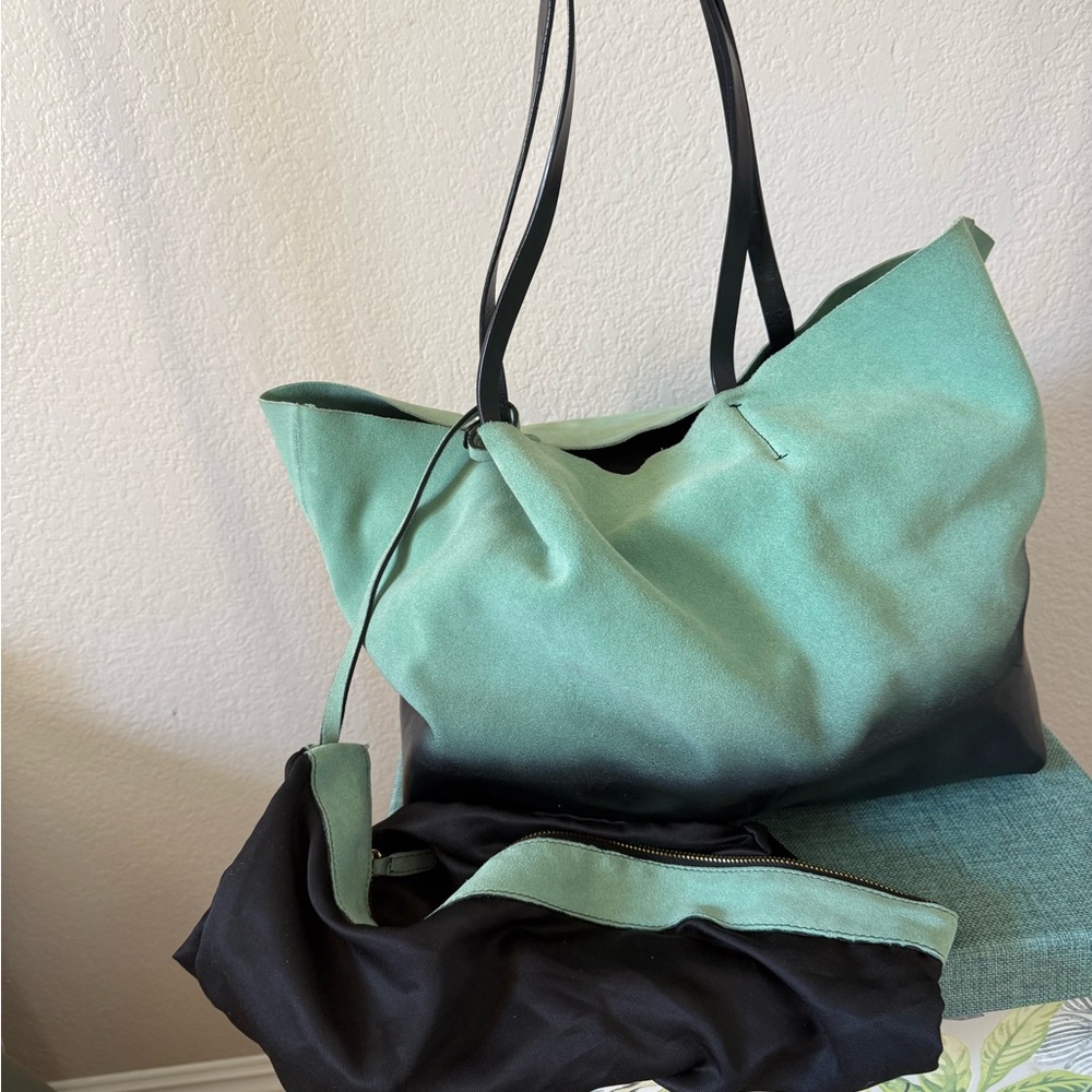 Zara Green and Black Totes